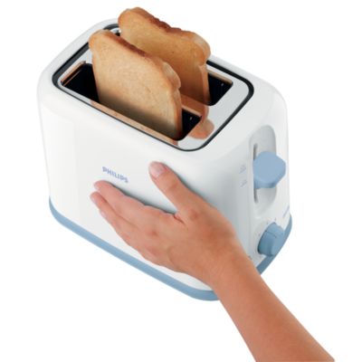 The outside of the toaster stays cool and safe to touch