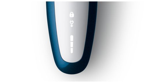 Intuitives Display mit 3-Stufen-Akkustandsanzeige