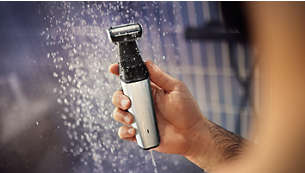 100% Showerproof body groomer