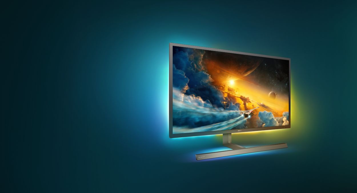 PHILIPS（フィリップス）☆Ambiglow搭載☆42.5型ディスプレイ☆4K HDR