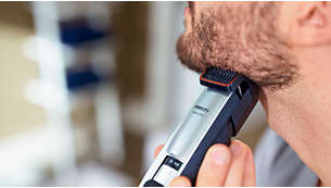 Få perfekte 3-dages skægstubbe med indstillingen 0,4 mm<br>
