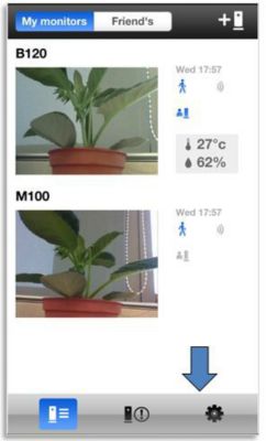 Settings in Philips InSight app