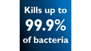 Stoom doodt tot 99,9% van de microben en bacteriën