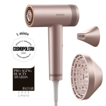 Hair Dryer 8000 Series Fén s technologií ThermoShield Advanced