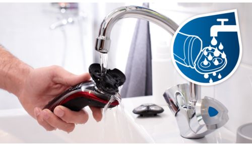 Per pulirlo basta risciacquarlo