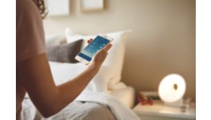 The Philips SmartSleep Connected Sleep and Wake-Up Light aids rest