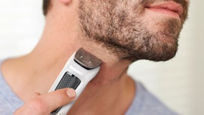 Tondeuse en métal pour la barbe et les cheveux