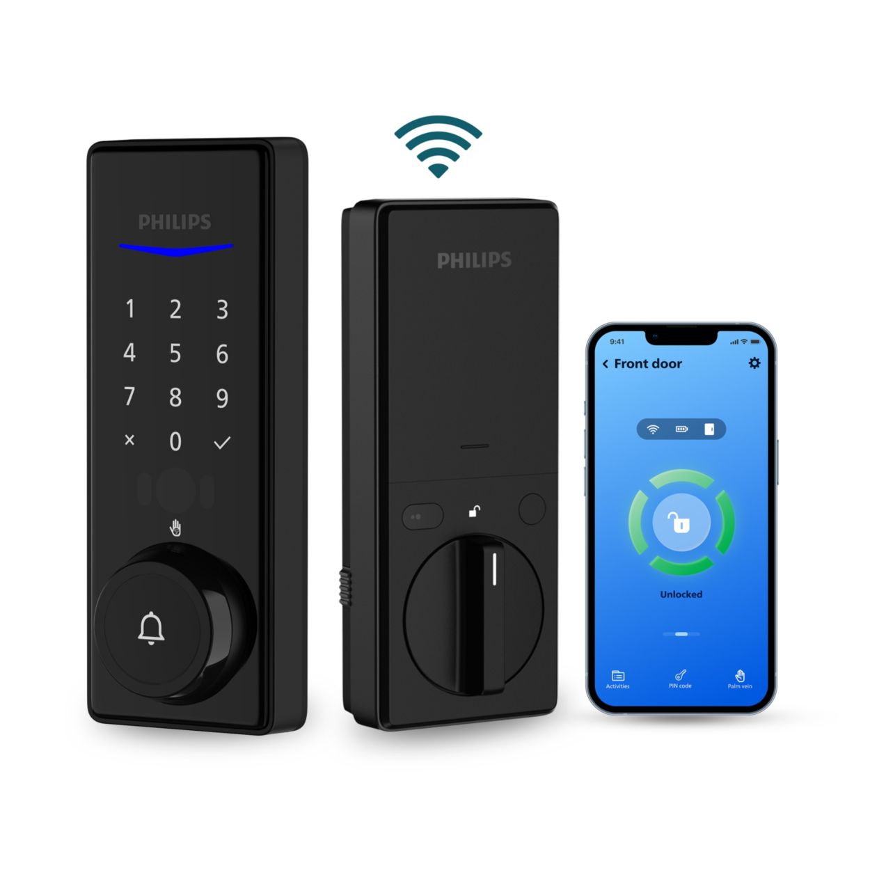 5000 series Smart deadbolt DDL250XW5KMC/37 | Philips