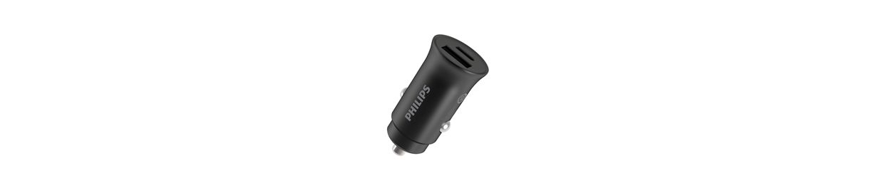 带 2 个 USB 端口的车载充电器