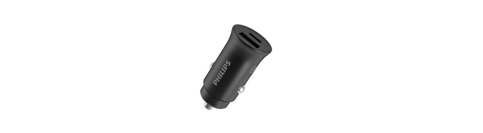 带 2 个 USB 端口的车载充电器