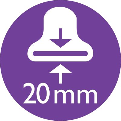 Boquilla concentradora estrecha para dirigir el flujo de aire