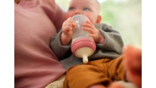 No-drip nipple design prevents spills and lost milk