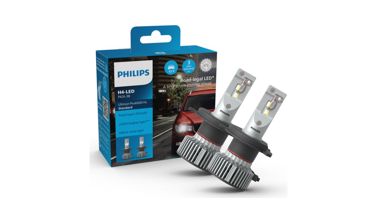 Ultinon Pro6000 Standard HL Car headlights bulb LUM11342U60SX2/10 | Philips