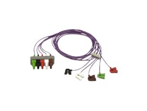 5-adr. S.kabel, n.-abg., AAMI Elektrodenkabel