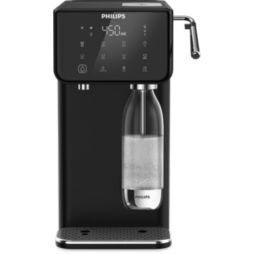 Philips Water Complete Kit GoZero Carbonator Black Color + 2.6 Liter Filter  Jug + FREE