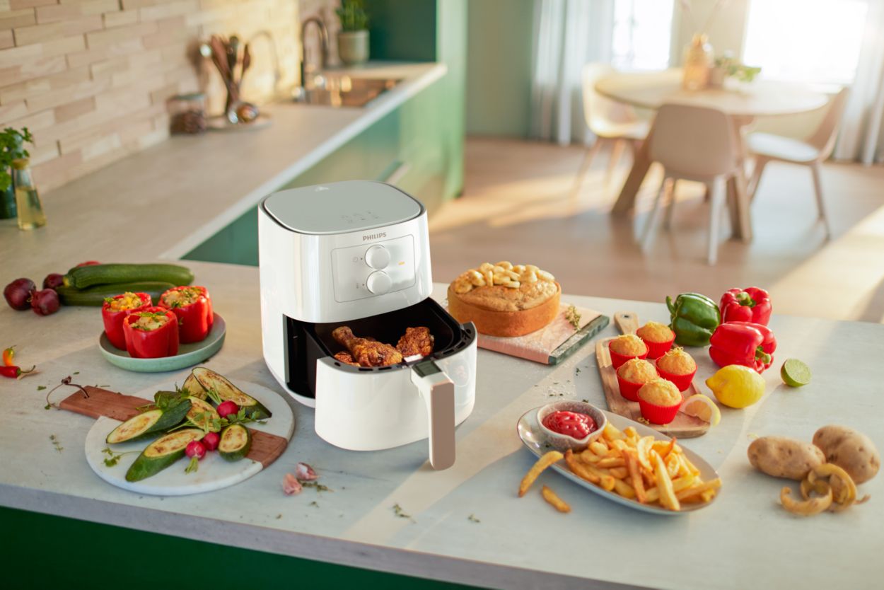 Philips Essential Compact Airfryer White HD9200/21 stickhealthcare.co.uk