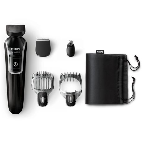 QG3330/17 Multigroom series 3000 5-in-1 Beard & Hair trimmer