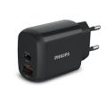 Stenski polnilnik, vhoda USB in Type-C