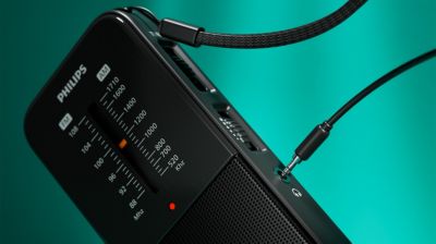 Super portable with a headphone port for private listening
