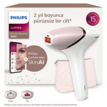 Lumea IPL 9900 Series SenseIQ ile IPL Tüy alma cihazı