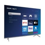 Un élégant téléviseur Smart TV à l'affichage éclatant