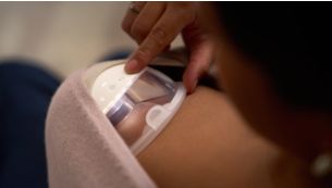 F&aacute;cil de verificar o posicionamento do mamilo e o fluxo de leite