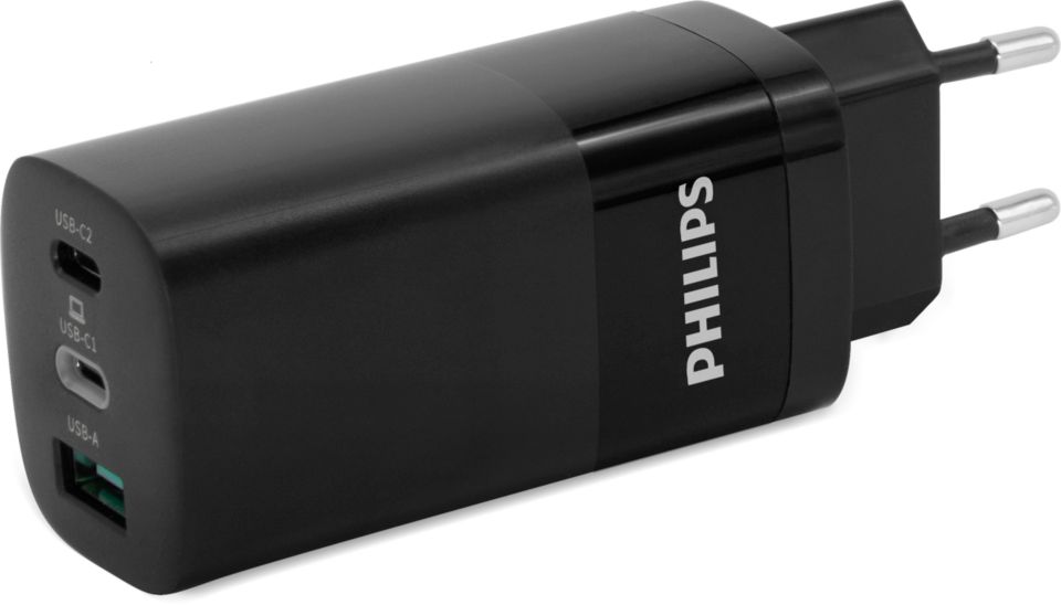 Chargeur secteur avec 2 ports USB et de type C
