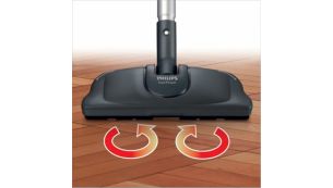 Super Parquet nozzle removes 3 x more sticky dirt