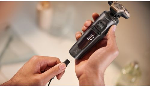 Lad barbermaskinen i tre timer med Qi-ladebrettet