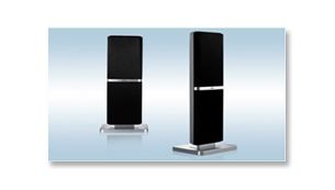 Super slim speaker design that blends with your interior