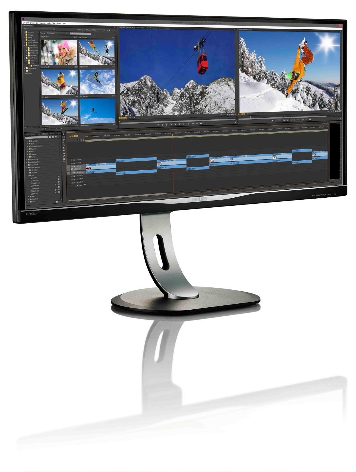 Brilliance UltraWide LCD Display with MultiView BDM3470UP/75
