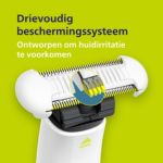 Moeiteloos intiem scheren, zacht voor de huid.