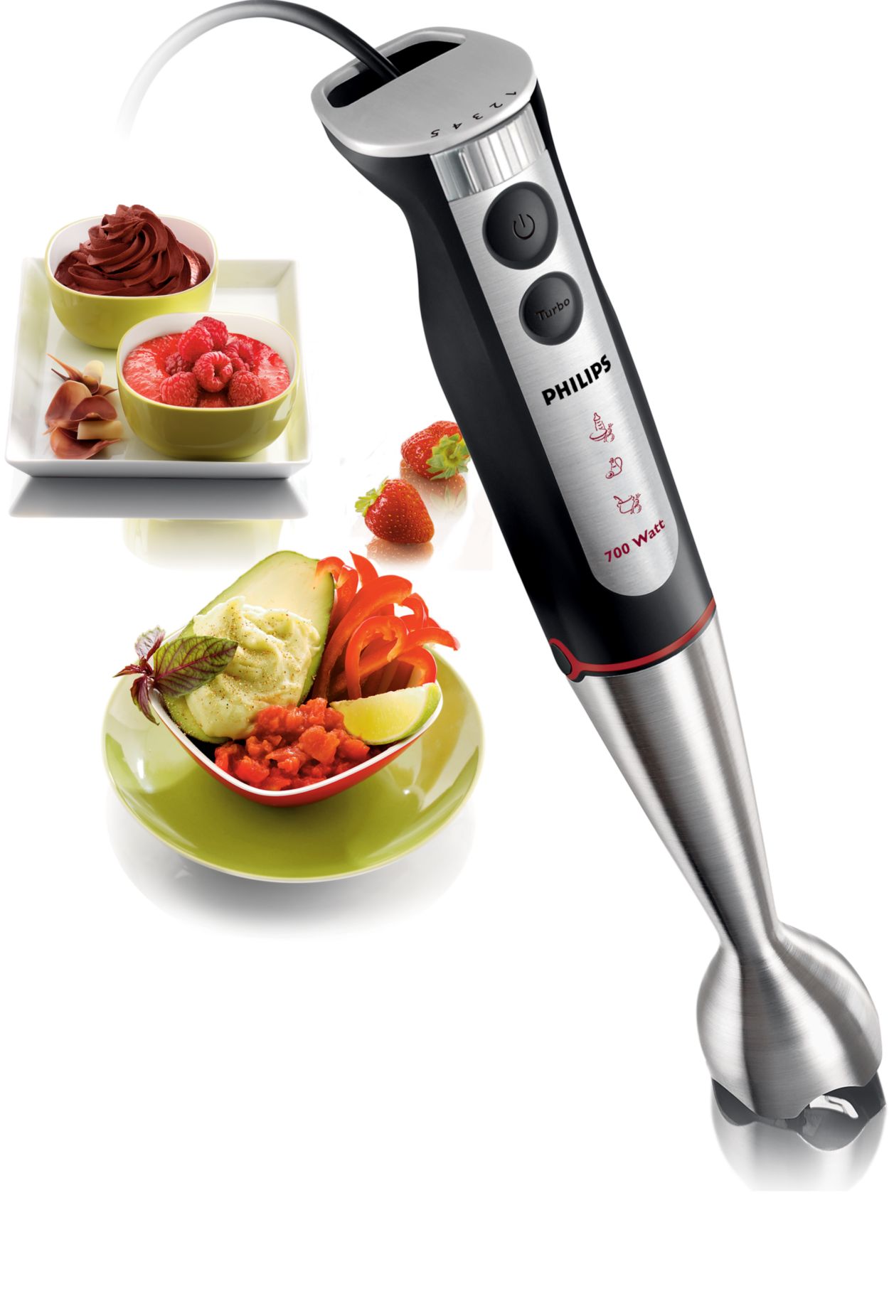 Pure Essentials Collection Hand blender HR1370/90 | Philips