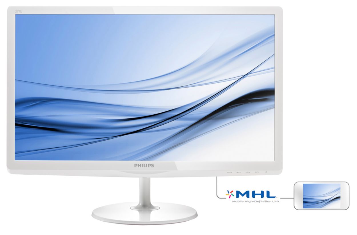 LCD monitor with SoftBlue Technology 277E6EDAW/69 | Philips