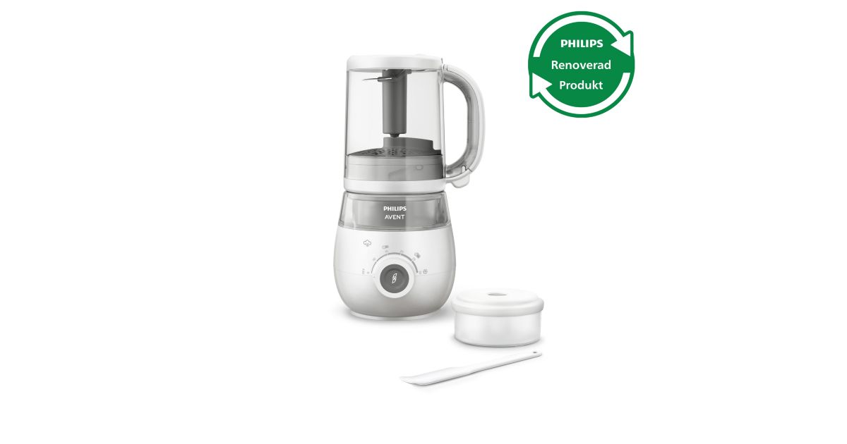 Premium Rekonditionerad 4-i-1 ångkokare/mixer SCF883/01R1 | Philips