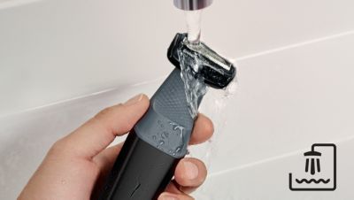 Entièrement étanche; utilisation dans la douche, nettoyage facile