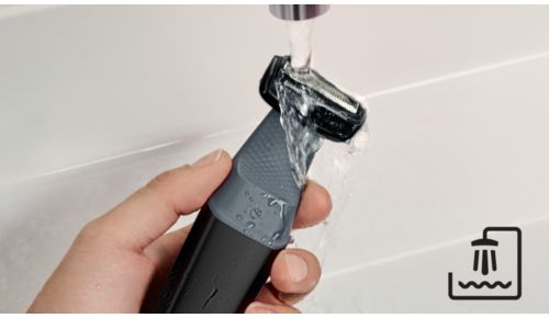 100 % vandtæt, så den kan bruges i brusebadet og er let at rengøre