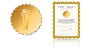 Certifié plaqué or 24 carats, édition limitée SensoTouch 3D