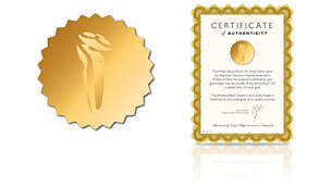 Ограниченная серия SensoTouch 3D: золотое покрытие 24 карата (сертифицировано)