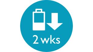 1 charging for 2 weeks usage