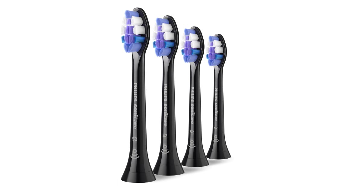 Philips Sonicare Sensitive 4-balenie kefkových nadstavcov HX6054/88 - hlavný produktový obrázok Philips