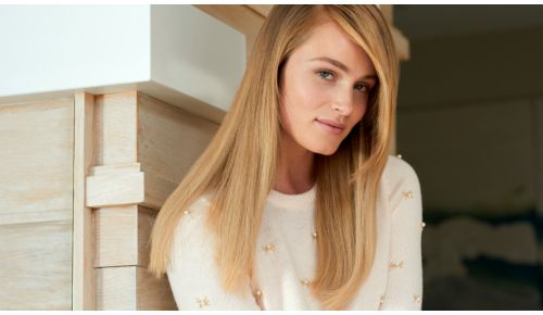 Piastra da 80 mm per capelli lisci e luminosi