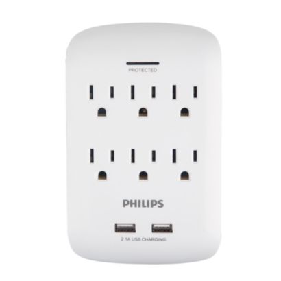 All-in-one USB charging and surge solution