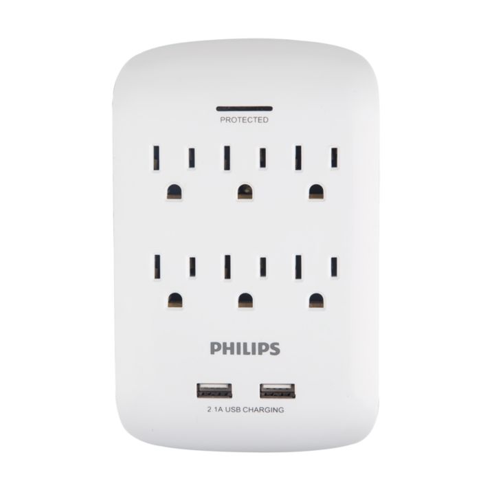 All-in-one USB charging and surge solution