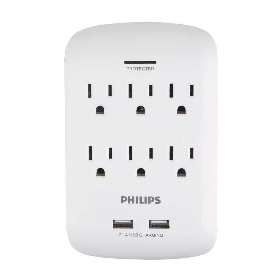 All-in-one USB charging and surge solution