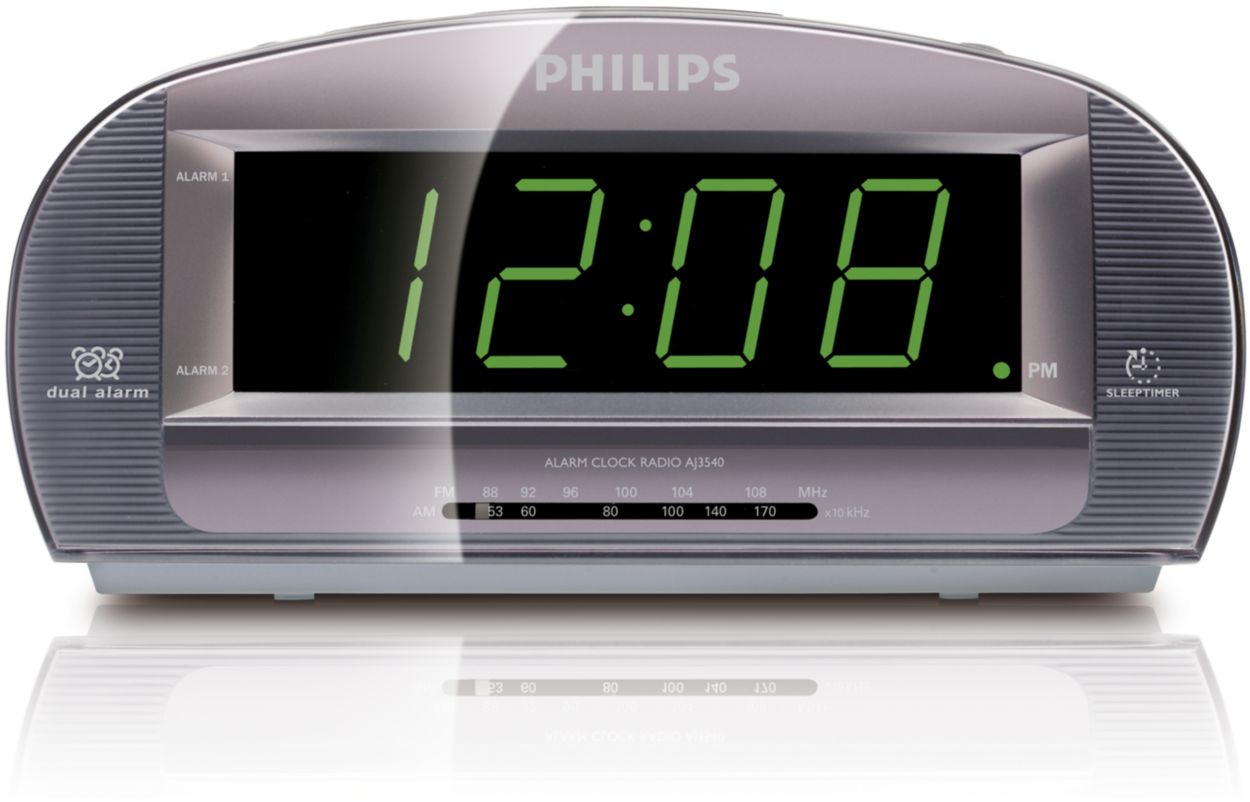 Big display clock radio