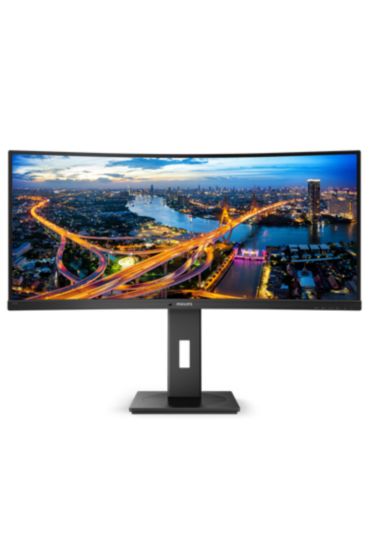 Извит UltraWide LCD монитор с USB-C