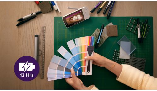 Hasta 12 horas de monitorización inalámbrica con la unidad para padres