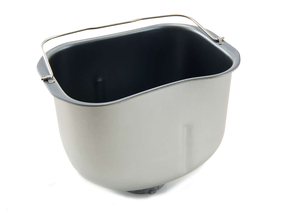 Pan for kneading dough and baking bread