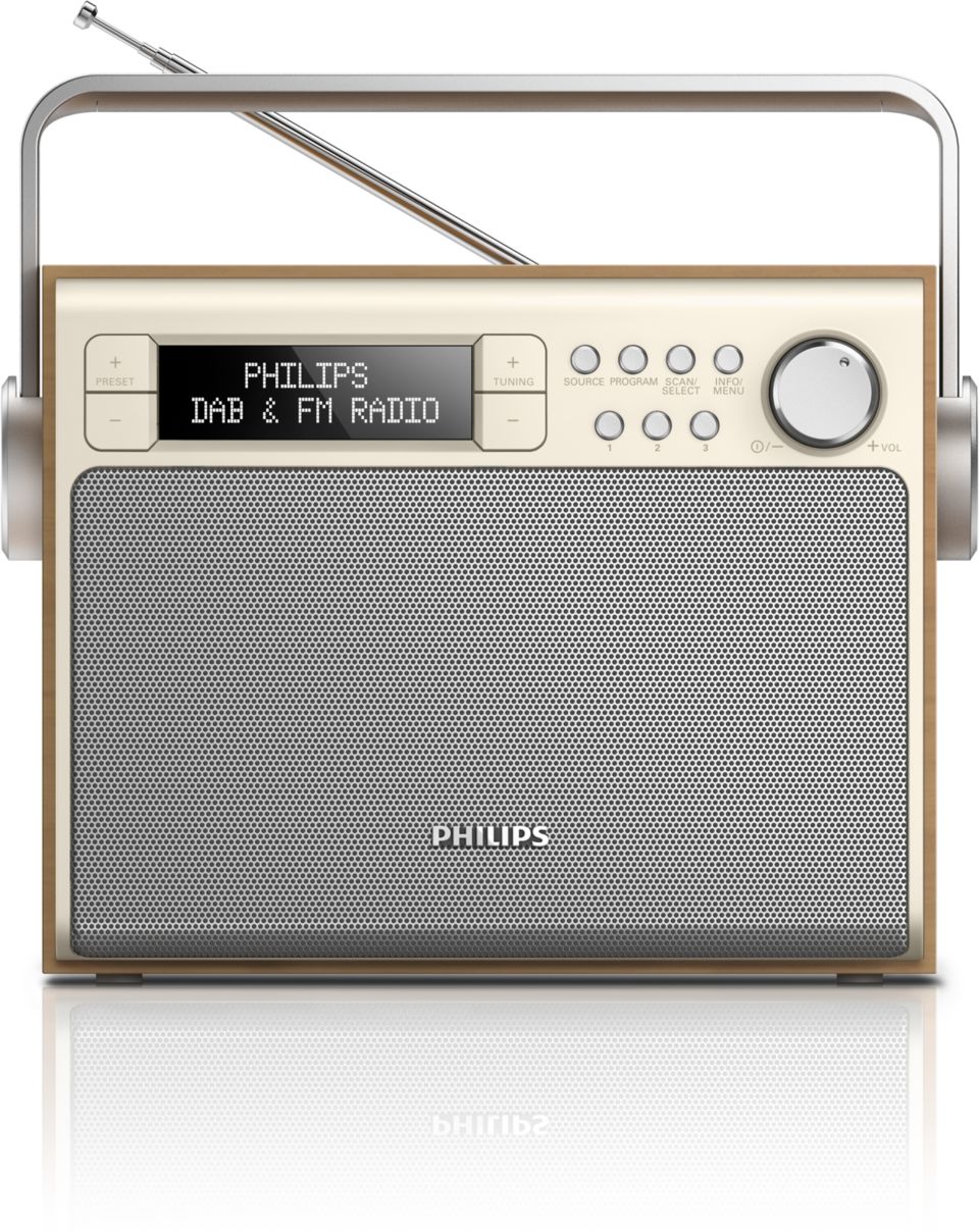 Great sound from DAB+ radio anywhere